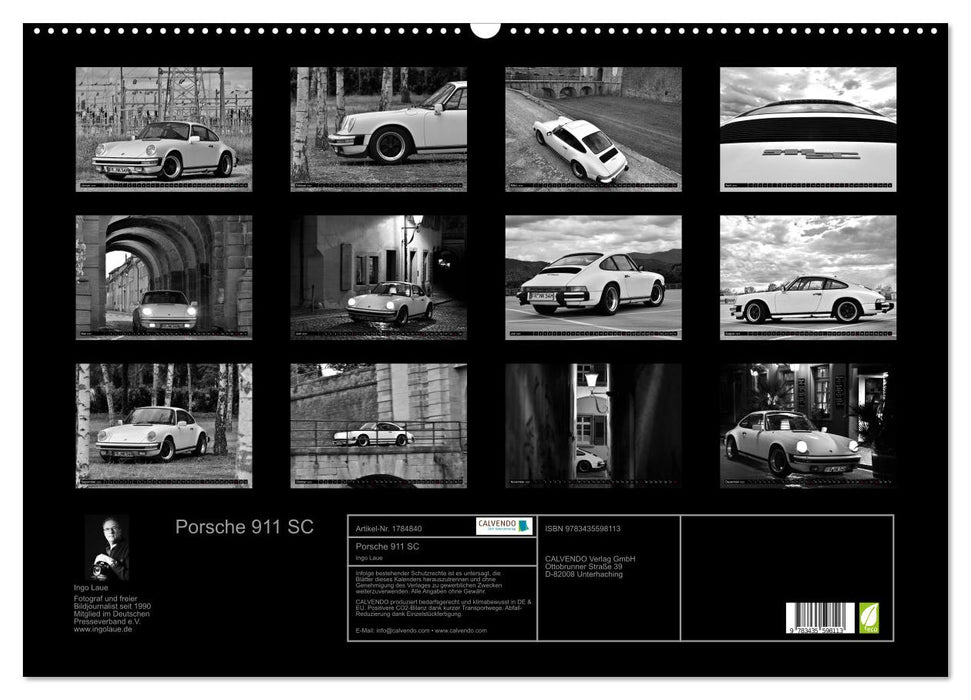 Porsche 911 SC (CALVENDO Wandkalender 2025)