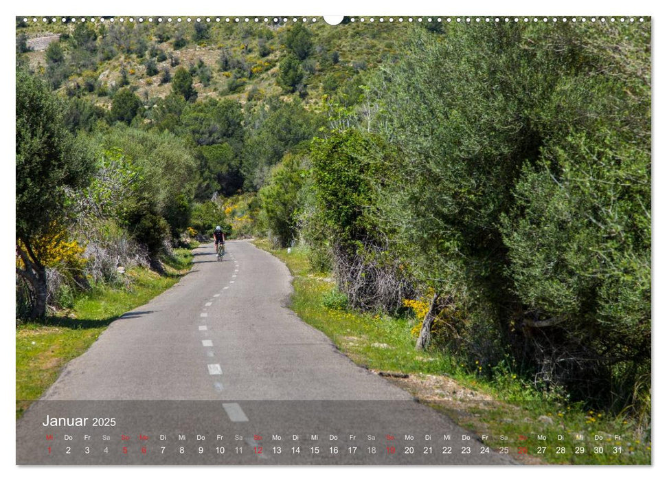 Mit dem Rennrad auf Mallorca (CALVENDO Premium Wandkalender 2025)