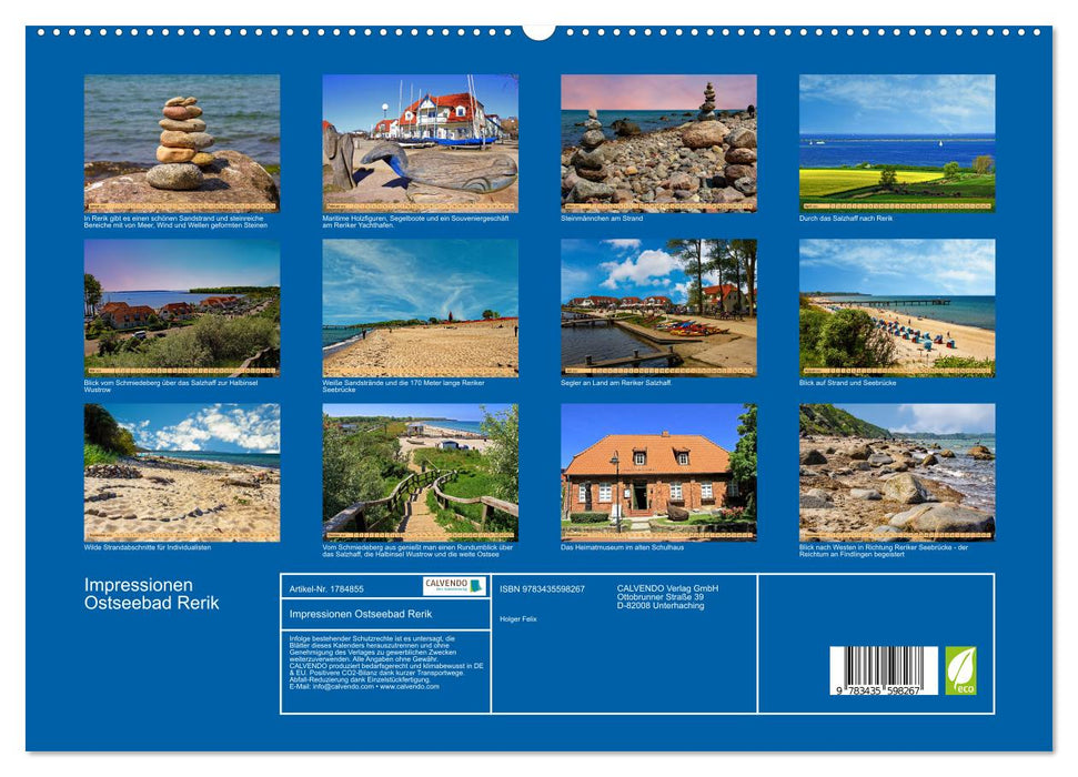 Impressionen Ostseebad Rerik (CALVENDO Premium Wandkalender 2025)