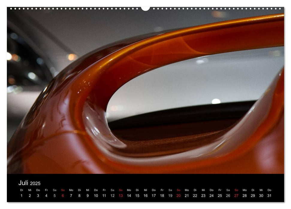 Heiligs Blechle - Porsche-Ikonen im Detail (CALVENDO Premium Wandkalender 2025)