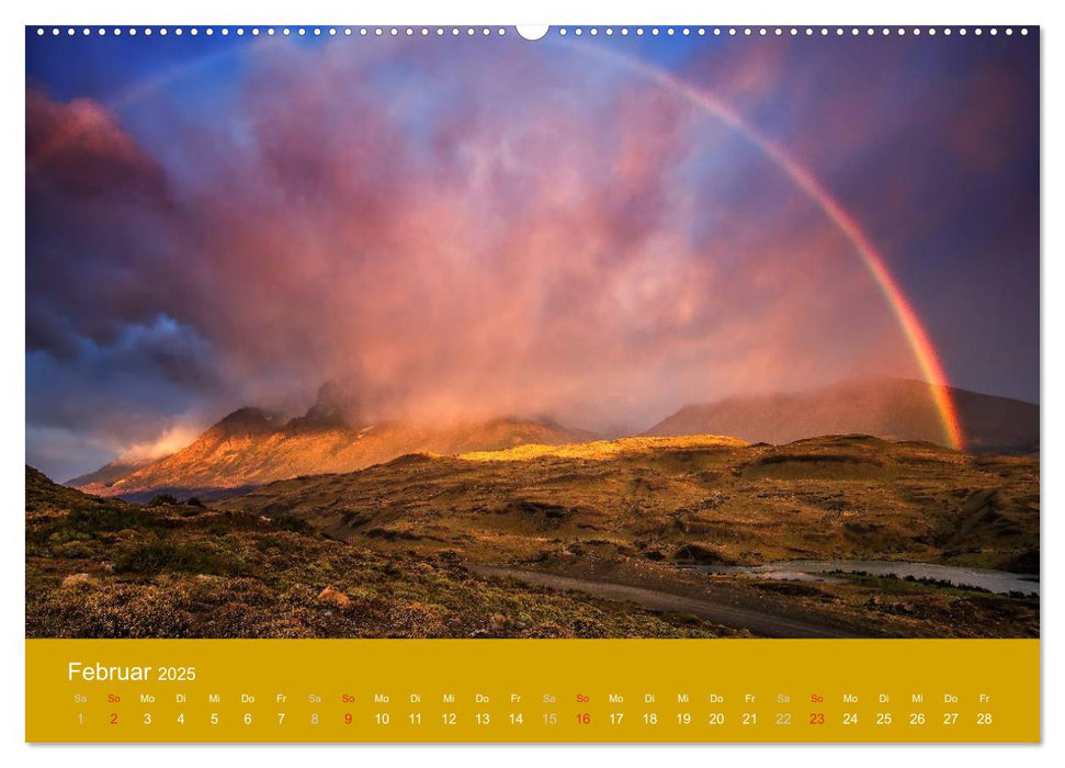 Patagonien-Land der Extreme (CALVENDO Premium Wandkalender 2025)