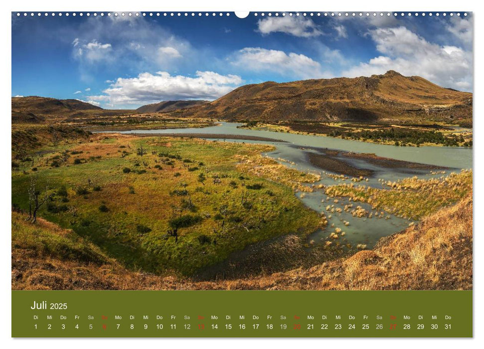 Patagonien-Land der Extreme (CALVENDO Premium Wandkalender 2025)