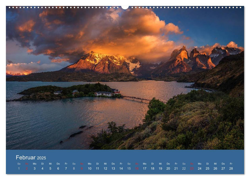 Farbenfrohes Patagonien (CALVENDO Premium Wandkalender 2025)