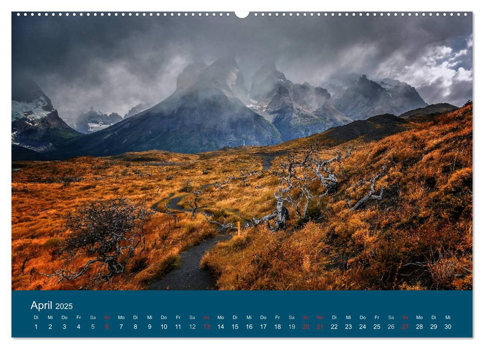 Farbenfrohes Patagonien (CALVENDO Premium Wandkalender 2025)