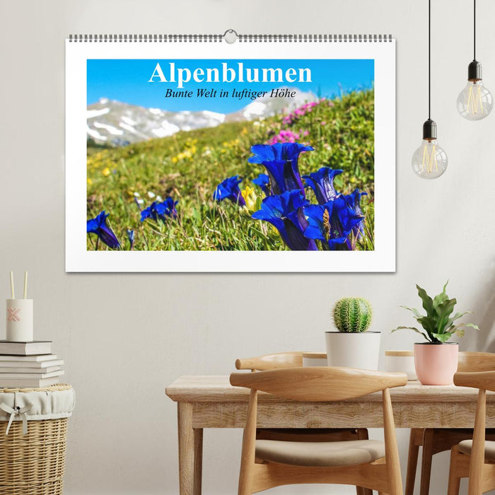 Alpenblumen. Bunte Welt in luftiger Höhe (CALVENDO Wandkalender 2025)