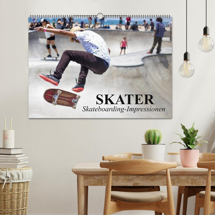 Skater. Skateboarding-Impressionen (CALVENDO Wandkalender 2025)