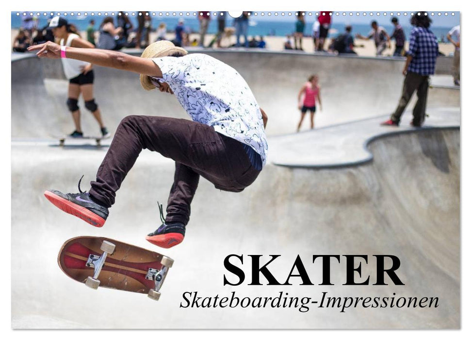 Skater. Skateboarding-Impressionen (CALVENDO Wandkalender 2025)