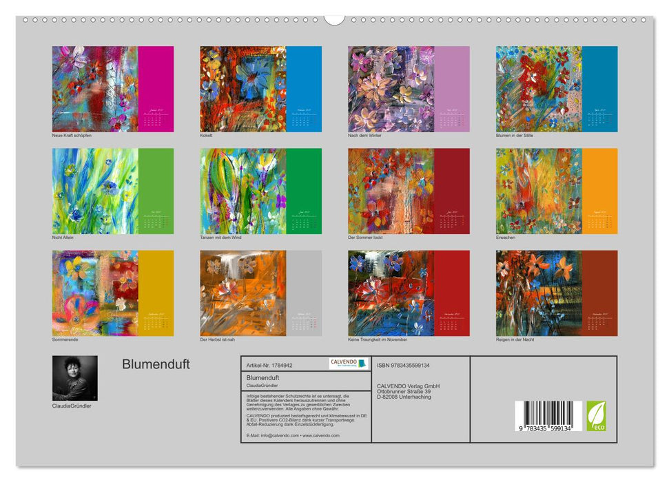 Blumenduft (CALVENDO Premium Wandkalender 2025)