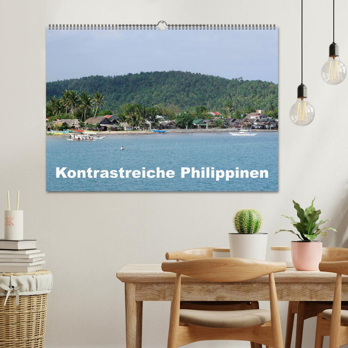 Kontrastreiche Philippinen (CALVENDO Wandkalender 2025)