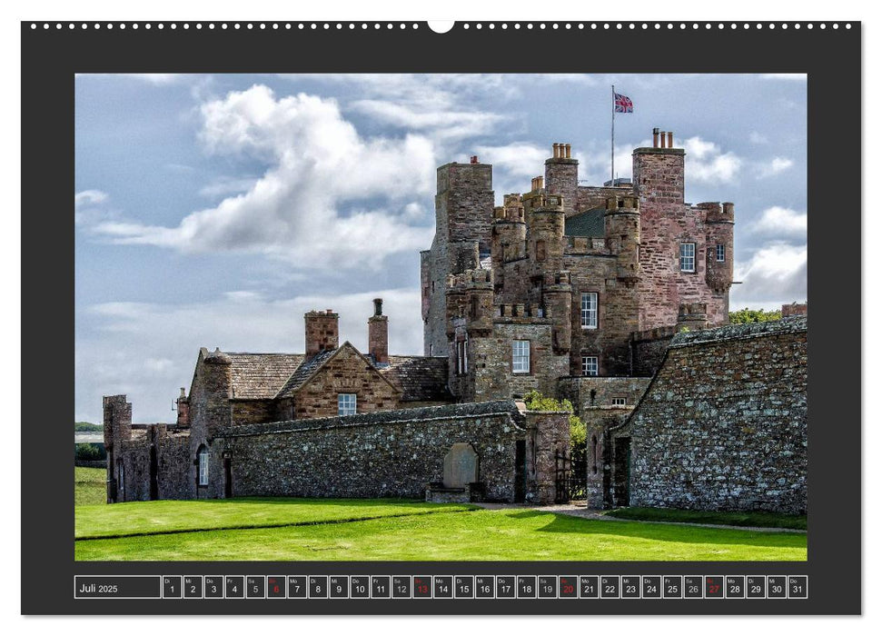 Schottlands Castles - Zeugen der Vergangenheit (CALVENDO Premium Wandkalender 2025)