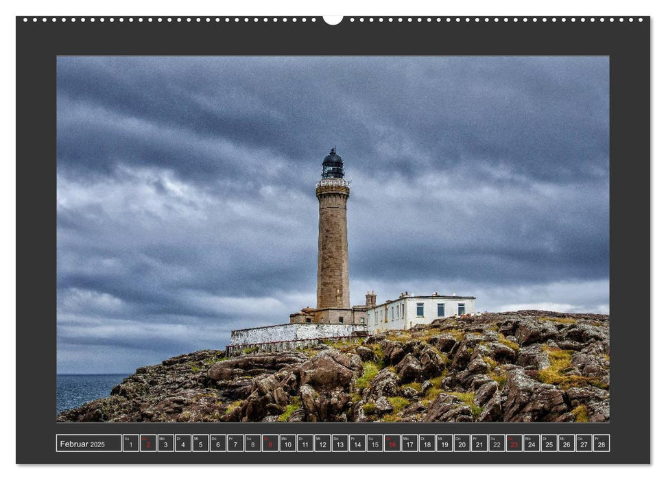 Leuchttürme an Schottlands Küsten (CALVENDO Premium Wandkalender 2025)