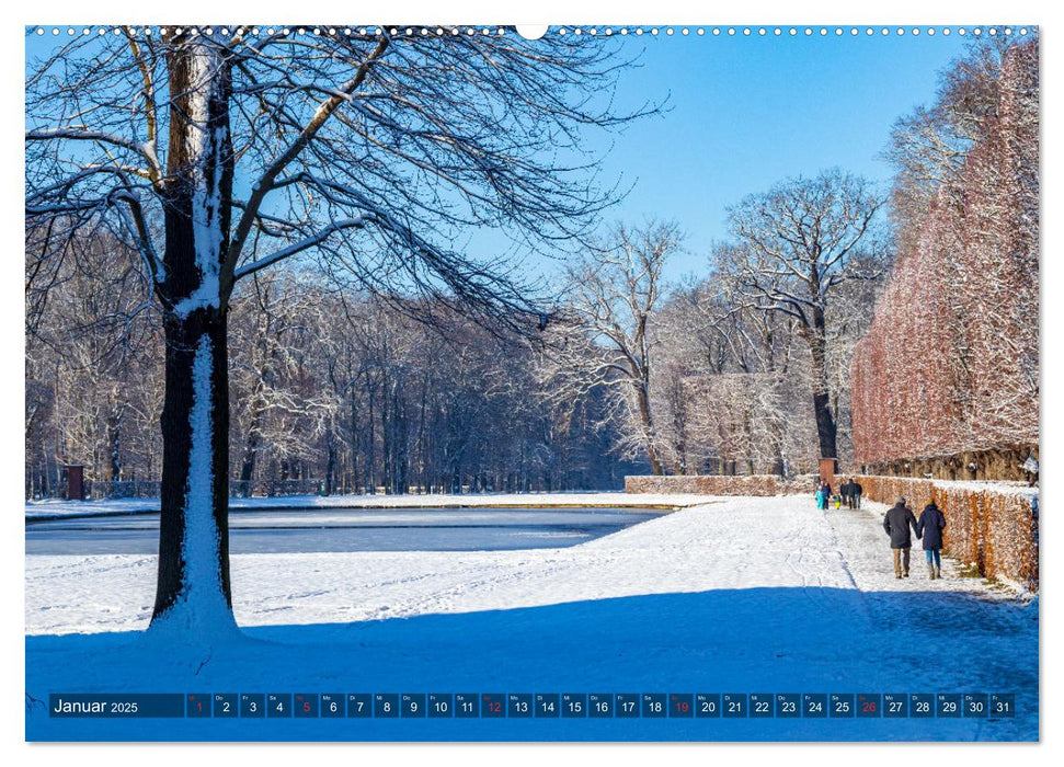 Barockgarten Zabeltitz (CALVENDO Premium Wandkalender 2025)