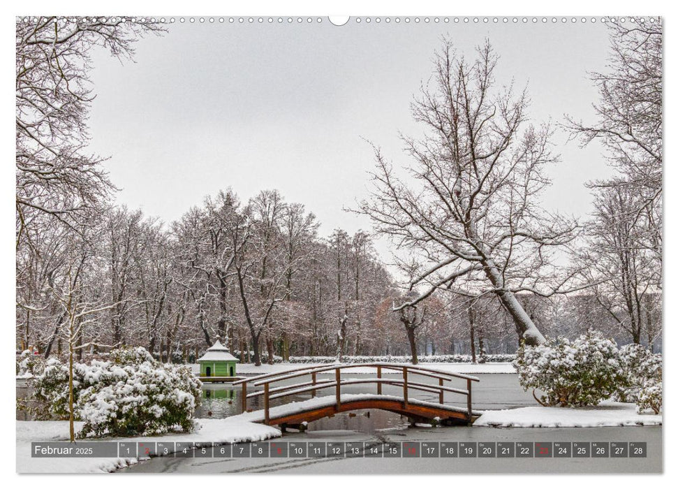 Barockgarten Zabeltitz (CALVENDO Premium Wandkalender 2025)