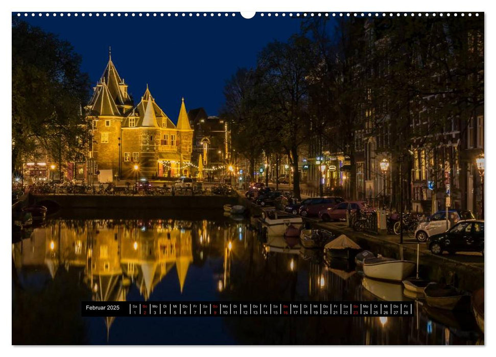 Amsterdam - Impressionen aus dem Grachtengordel (CALVENDO Premium Wandkalender 2025)