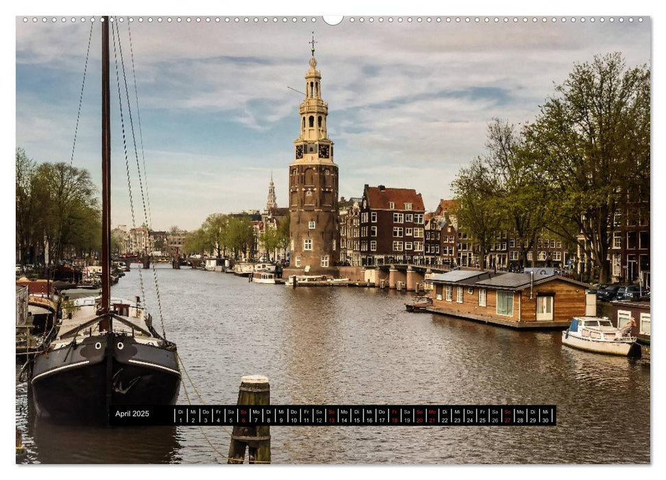 Amsterdam - Impressionen aus dem Grachtengordel (CALVENDO Premium Wandkalender 2025)