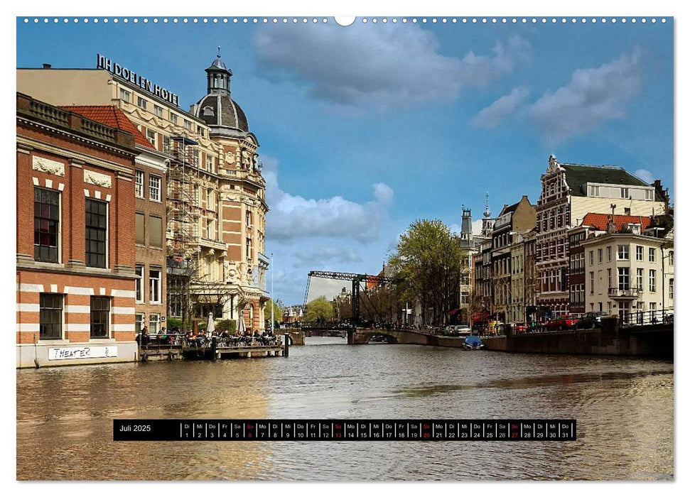 Amsterdam - Impressionen aus dem Grachtengordel (CALVENDO Premium Wandkalender 2025)