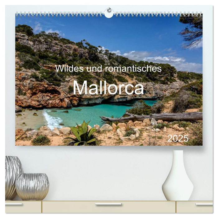 Wildes und romantisches Mallorca (CALVENDO Premium Wandkalender 2025)