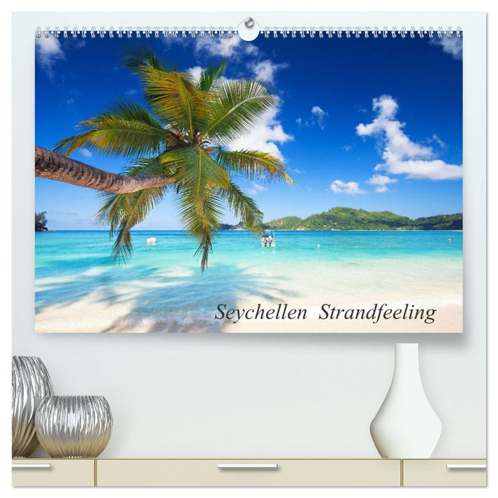 Seychellen Strandfeeling (CALVENDO Premium Wandkalender 2025)