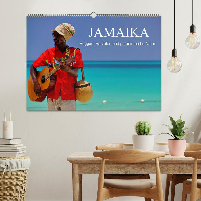 JAMAIKA Reggae, Rastafari und paradiesische Natur. (CALVENDO Wandkalender 2025)