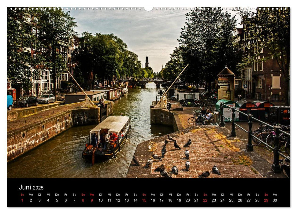 psychadelic Amsterdam - Stadtansichten zwischen Tag und Traum (CALVENDO Wandkalender 2025)