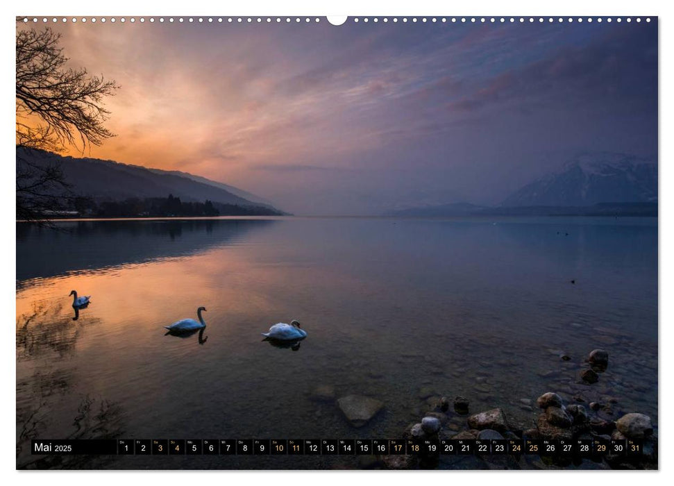 Rund um den Thunersee (CALVENDO Premium Wandkalender 2025)