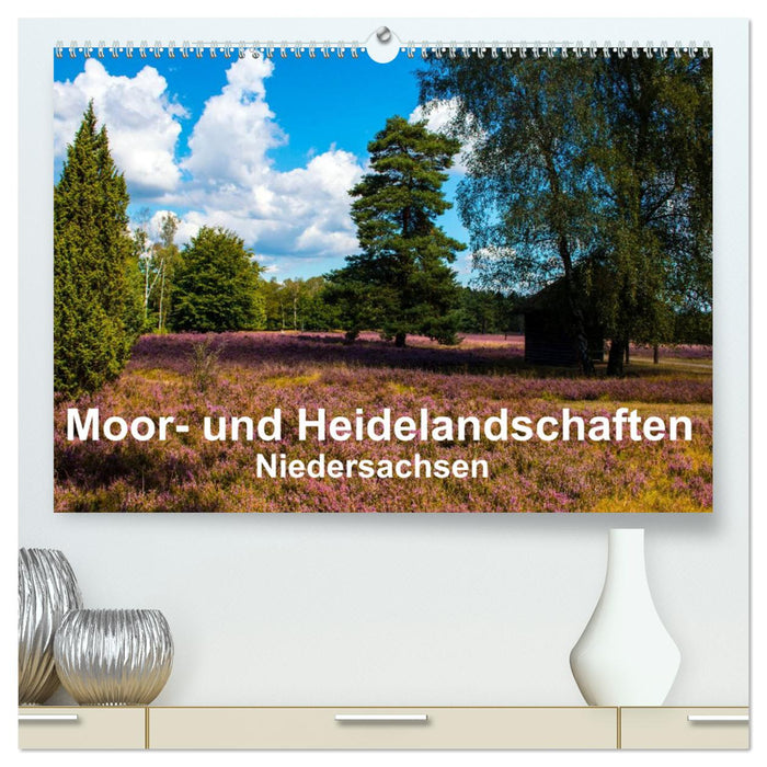 Moor- und Heidelandschaften Niedersachsen (CALVENDO Premium Wandkalender 2025)