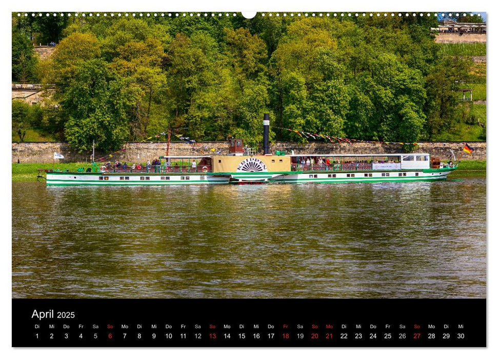 Schaufelraddampfer (CALVENDO Premium Wandkalender 2025)