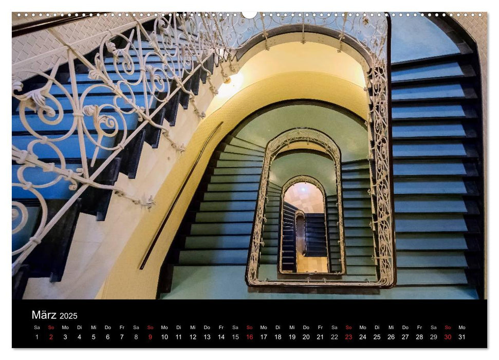 Faszination Treppen (CALVENDO Wandkalender 2025)