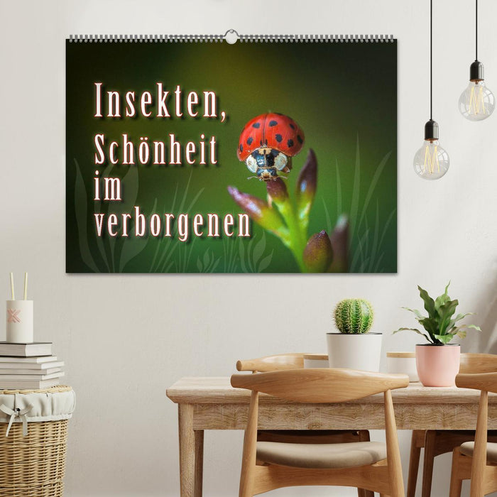 Insekten, Schönheit im verborgenen (CALVENDO Wandkalender 2025)