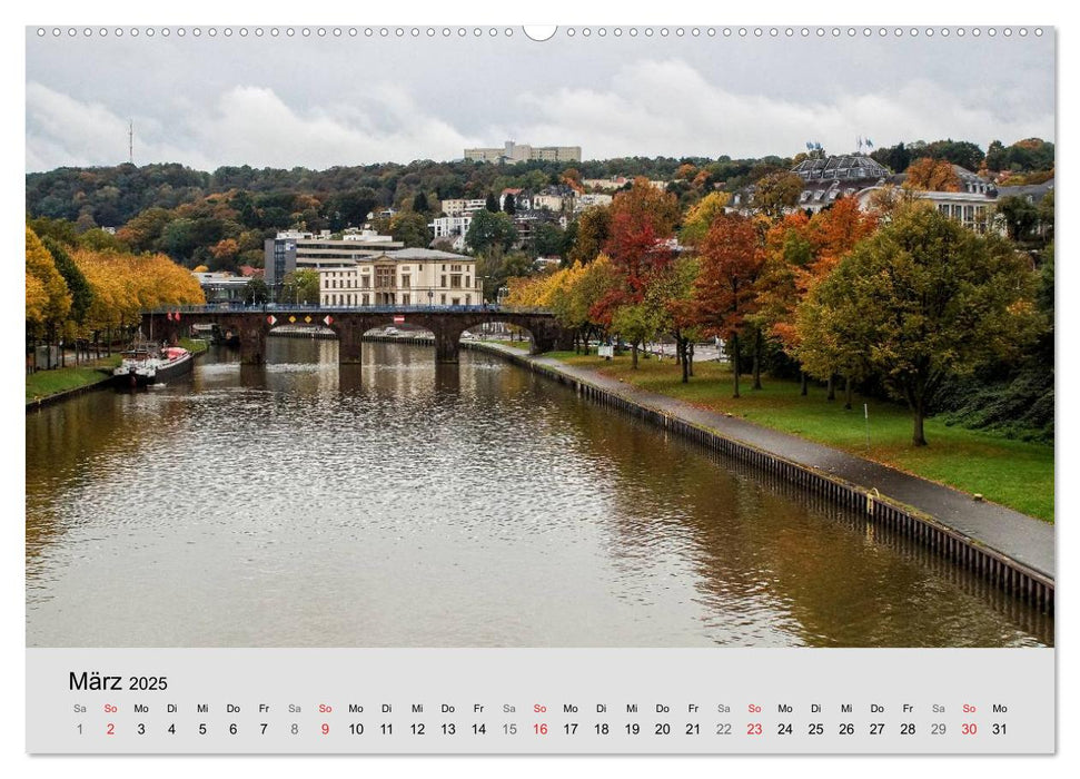 Saarland - unbekannte Schönheit (CALVENDO Premium Wandkalender 2025)