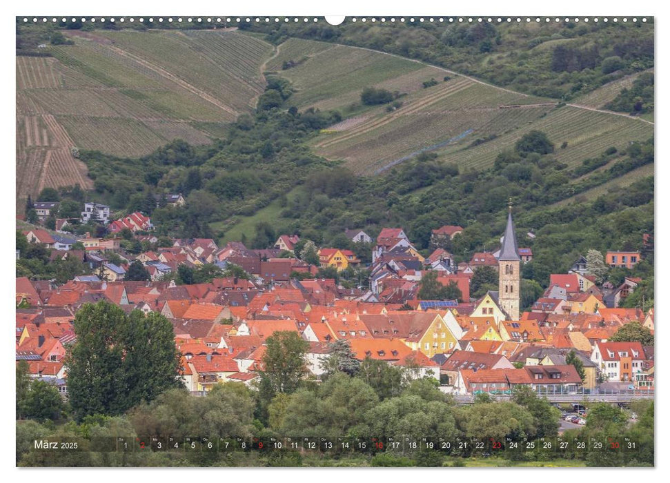 Weinland Franken (CALVENDO Premium Wandkalender 2025)