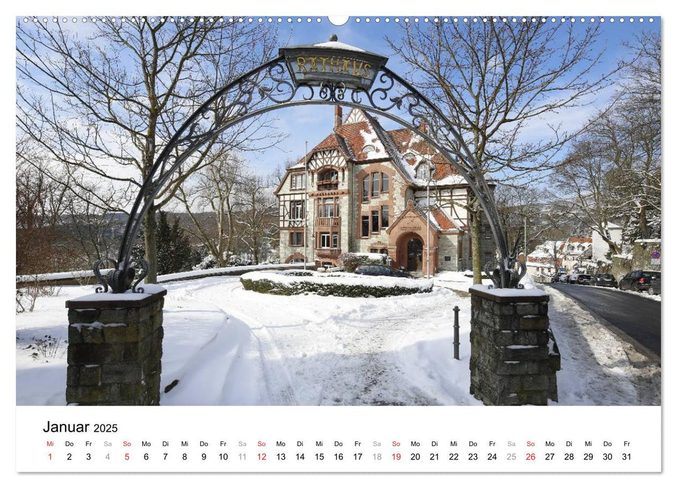 Romantisches Kronberg im Taunus (CALVENDO Premium Wandkalender 2025)