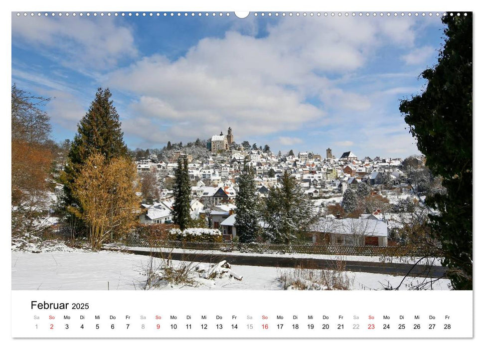 Romantisches Kronberg im Taunus (CALVENDO Premium Wandkalender 2025)