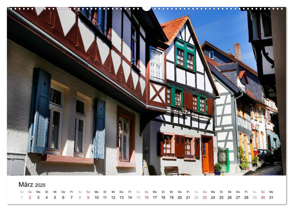 Romantisches Kronberg im Taunus (CALVENDO Premium Wandkalender 2025)