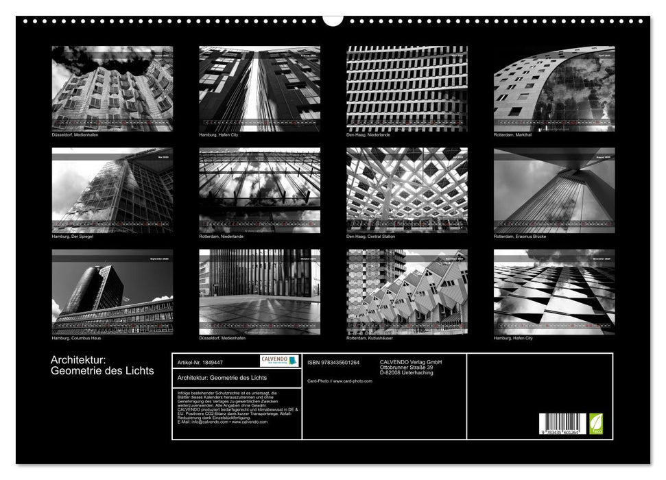 Architektur: Geometrie des Lichts (CALVENDO Wandkalender 2025)