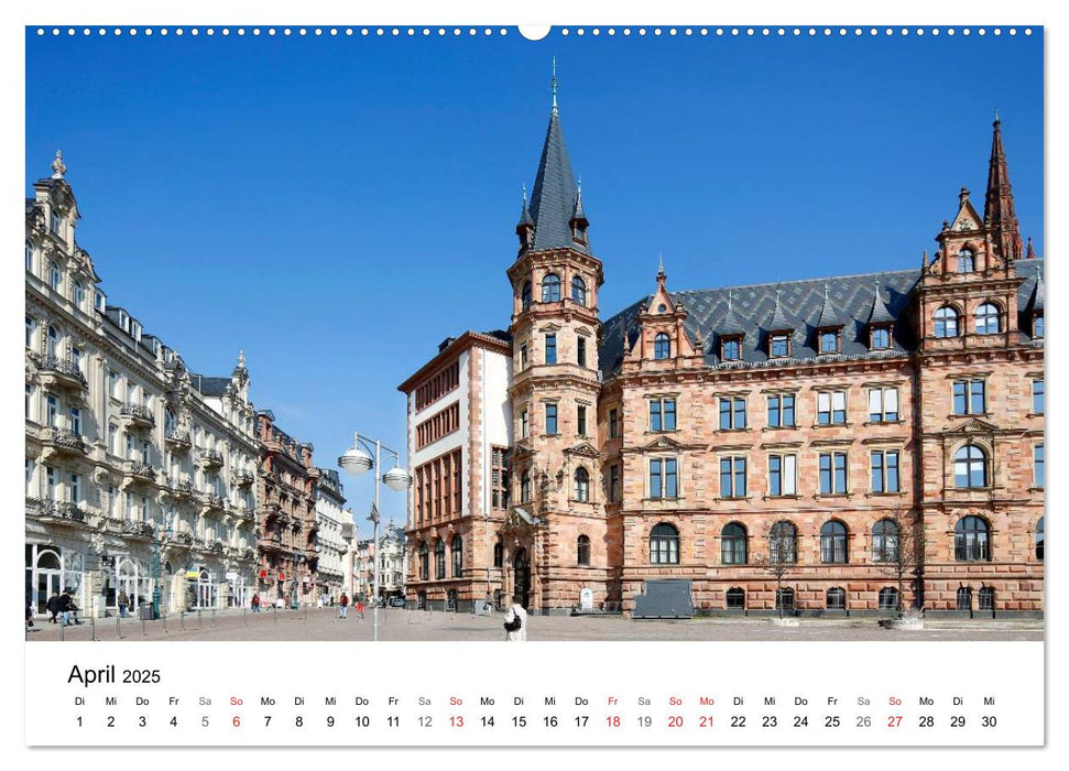 Highlights von Wiesbaden (CALVENDO Premium Wandkalender 2025)