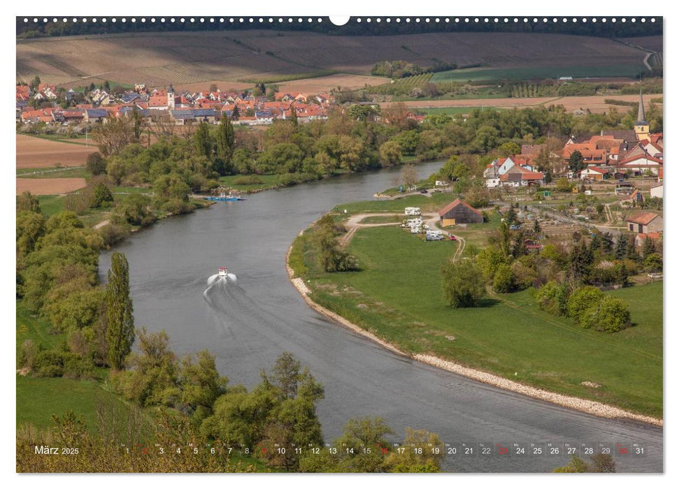 Mainfähren in Franken (CALVENDO Premium Wandkalender 2025)