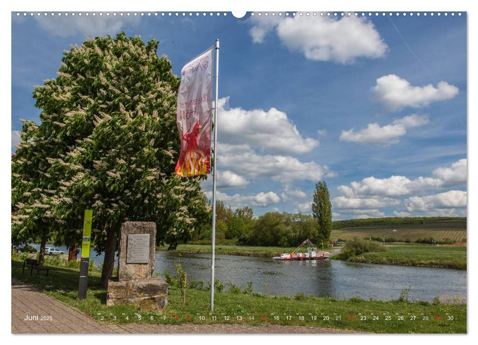 Mainfähren in Franken (CALVENDO Premium Wandkalender 2025)