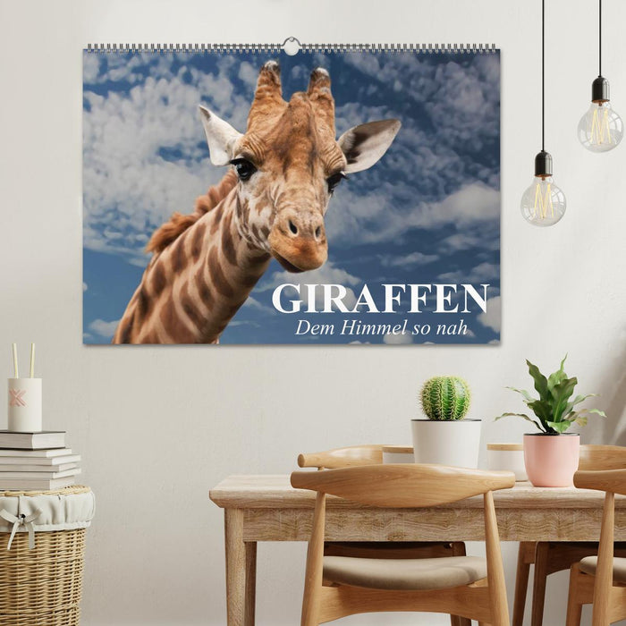 Giraffen. Dem Himmel so nah (CALVENDO Wandkalender 2025)