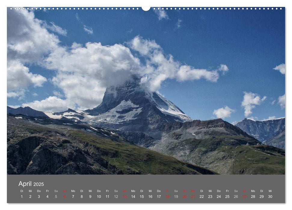 Wallis. Perle der Schweiz (CALVENDO Wandkalender 2025)