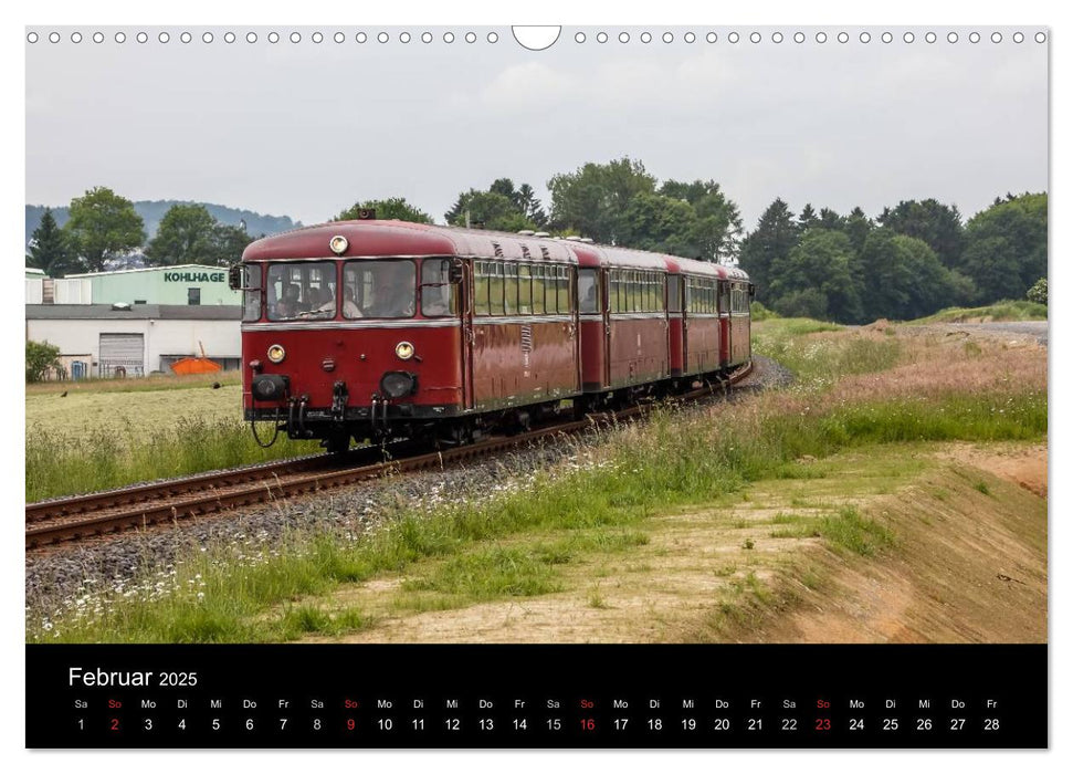 Der Nebenbahnretter (CALVENDO Wandkalender 2025)