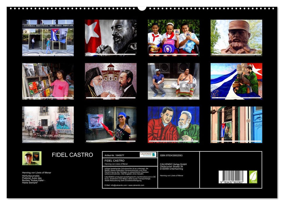 FIDEL CASTRO (CALVENDO Premium Wandkalender 2025)