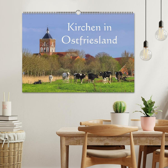 Kirchen in Ostfriesland (CALVENDO Wandkalender 2025)