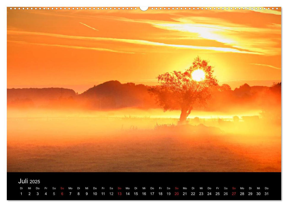 Mystische Momente - Nebelstimmungen an der Ruhr (CALVENDO Premium Wandkalender 2025)