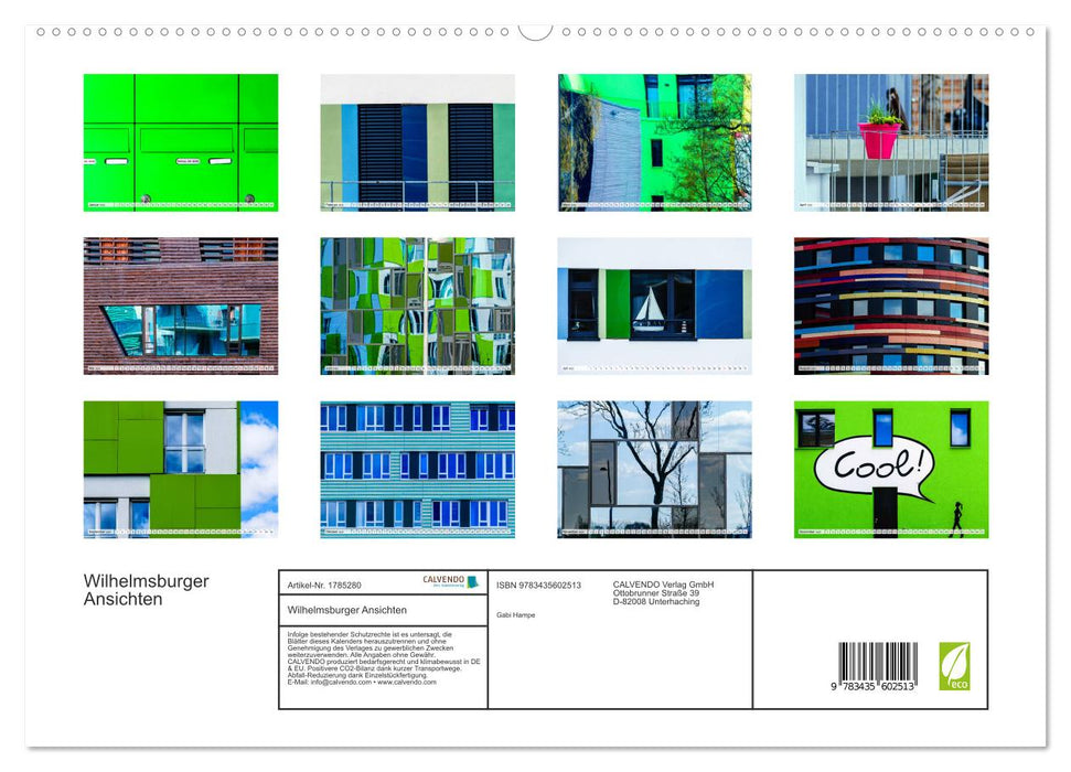 Wilhelmsburger Ansichten (CALVENDO Premium Wandkalender 2025)