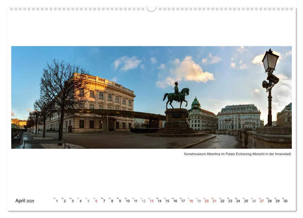 Wien Panoramen (CALVENDO Premium Wandkalender 2025)