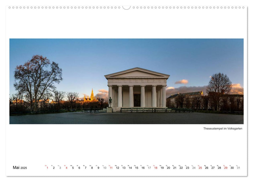 Wien Panoramen (CALVENDO Premium Wandkalender 2025)