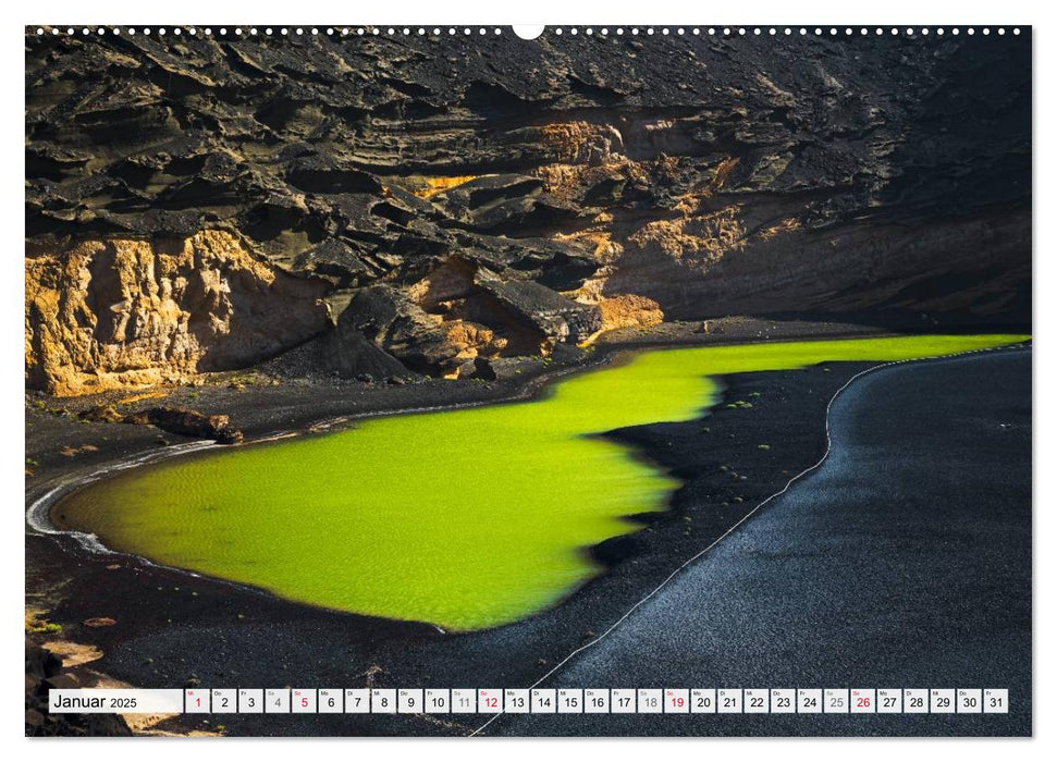 LANZAROTE Vulkanische Landschaften (CALVENDO Premium Wandkalender 2025)