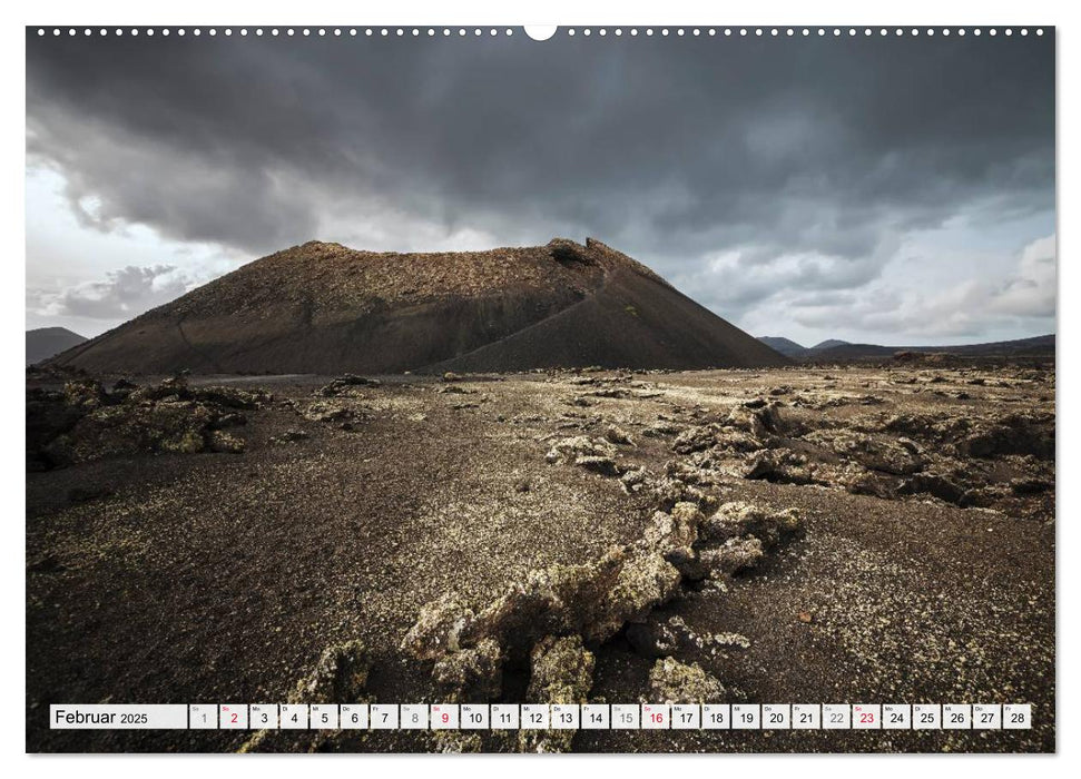 LANZAROTE Vulkanische Landschaften (CALVENDO Premium Wandkalender 2025)