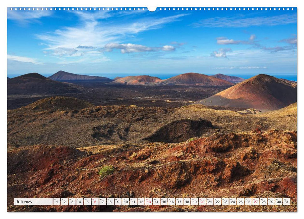 LANZAROTE Vulkanische Landschaften (CALVENDO Premium Wandkalender 2025)